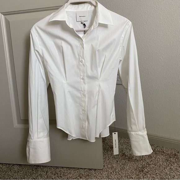 Reformation Becker Button-down Shirt - Picture 4 of 7